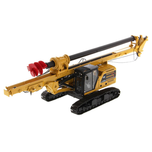 Model of a Caterpillar 330 Next Gen Carrier with CZM EK160 Cylinder Crowd Drilling Rig on a White Background