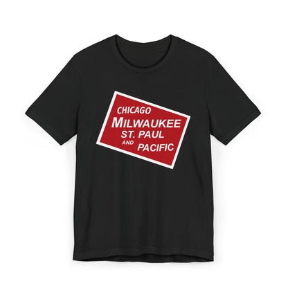 Chicago, Milwaukee, St. Paul and Pacific Railroad Logo Tee "The Milwaukee Road"