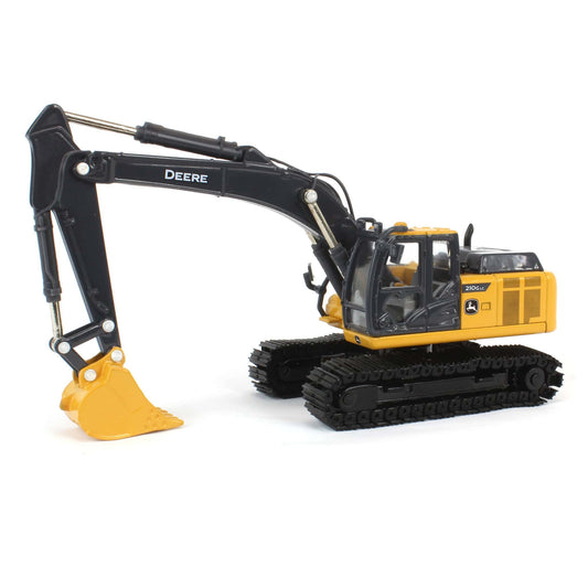 Model of a John Deere excavator on a white background