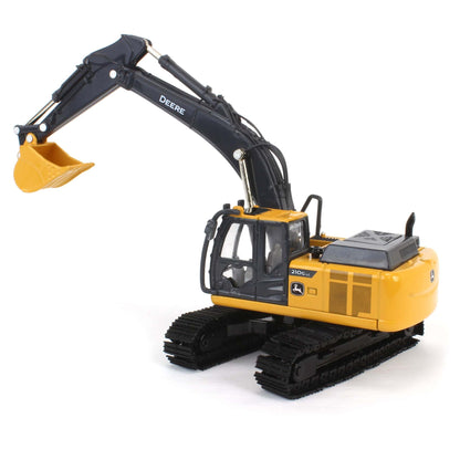 Model of a John Deere excavator on a white background