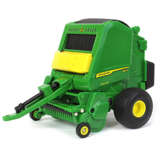 John Deere 561R Round Baler on a white background