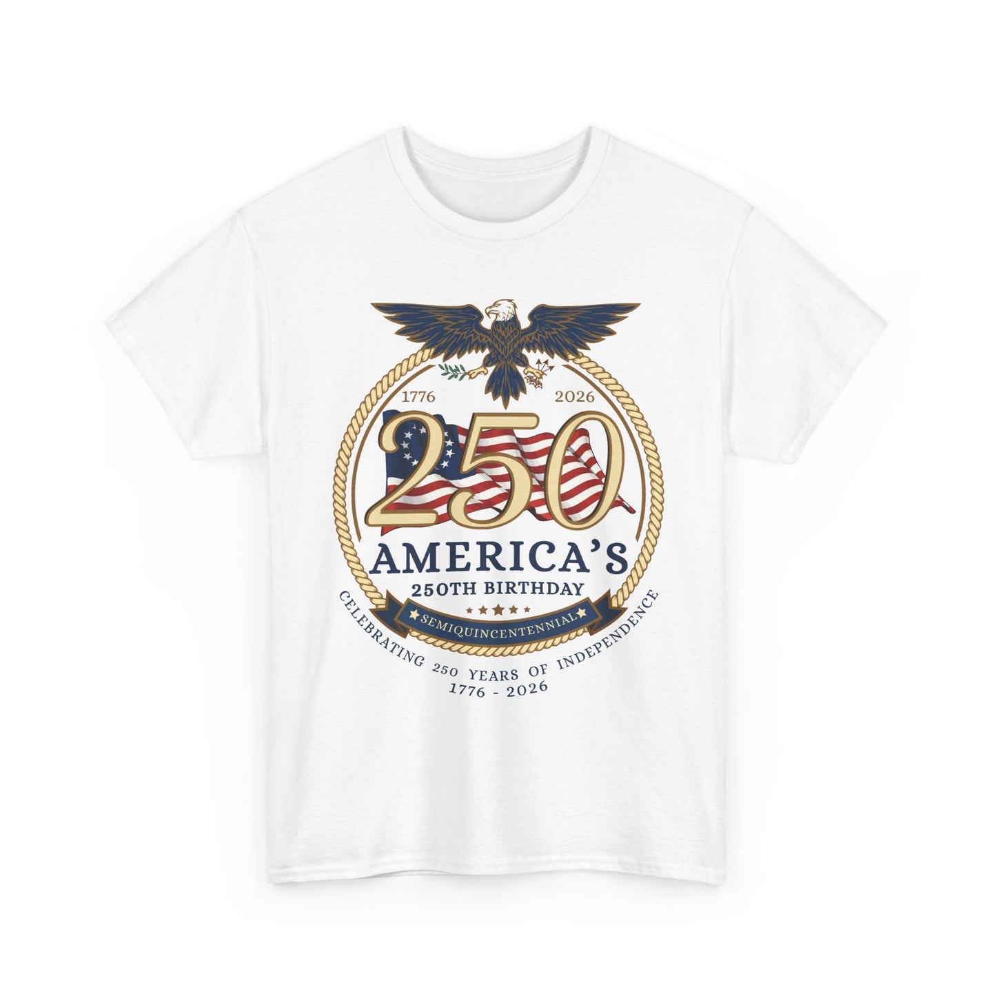 Founding Eagle 250th America’s 250th Birthday T-Shirt — Patriotic "We The People" Tee