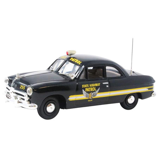 Model of a State Highway Patrol car on a white background