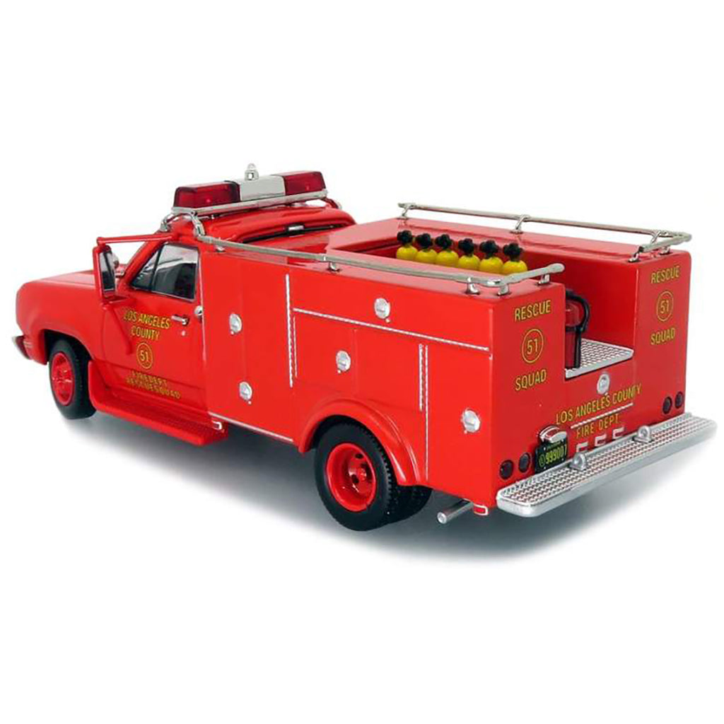 1974 Dodge 300 Rescue Unit "Los Angeles Co. Fire Dept. Squad 51 - Emergency"