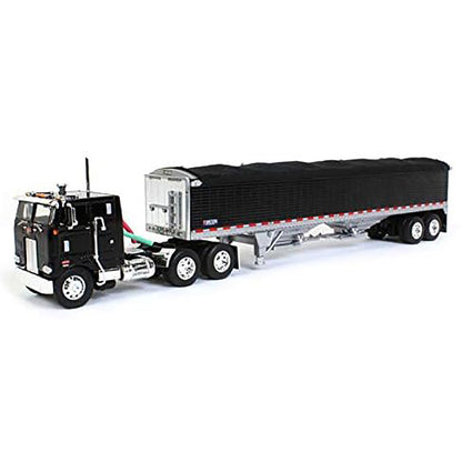 Peterbilt 352 COE w/45' Wilson Pacesetter Grain Trailer (Black)