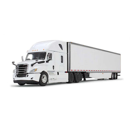 2019 Freightliner Cascadia w/53' Dry Van Trailer & Skirts (White)