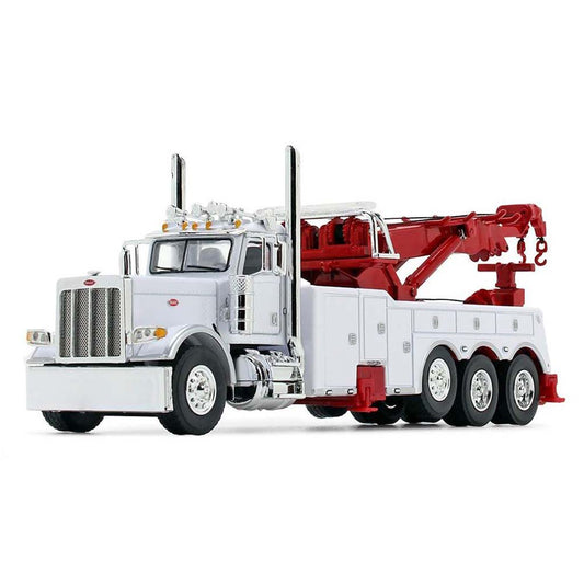 Peterbilt 389 Miller Century 1150 Rotator Tri-Axle Wrecker/Tow Truck (White/Red)