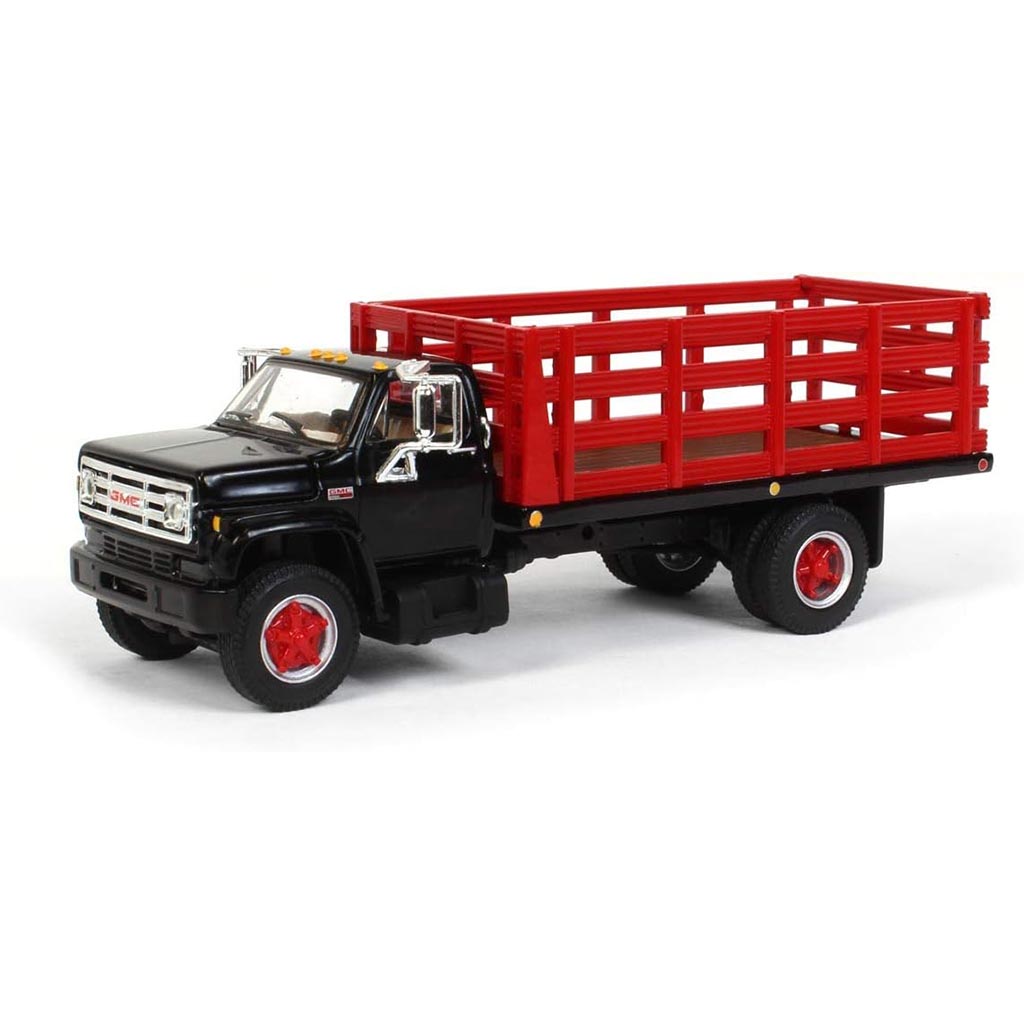 1975 GMC 6500 Single Axle Stake Bed (Black/Red)