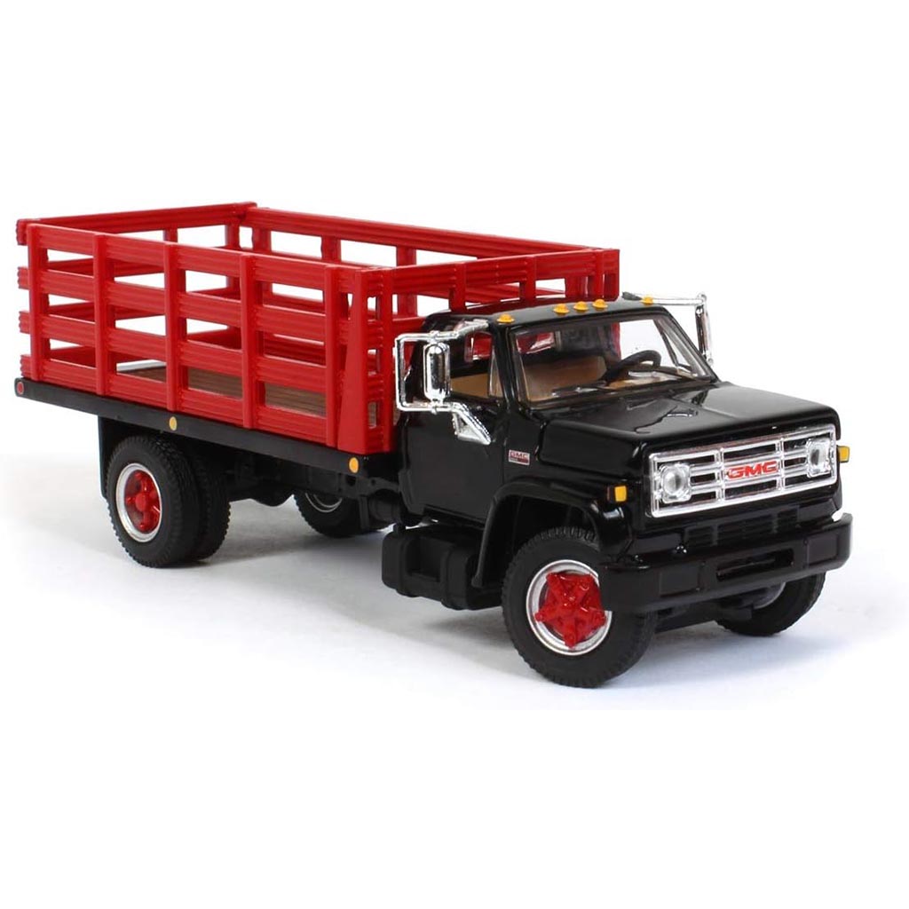 1975 GMC 6500 Single Axle Stake Bed (Black/Red)