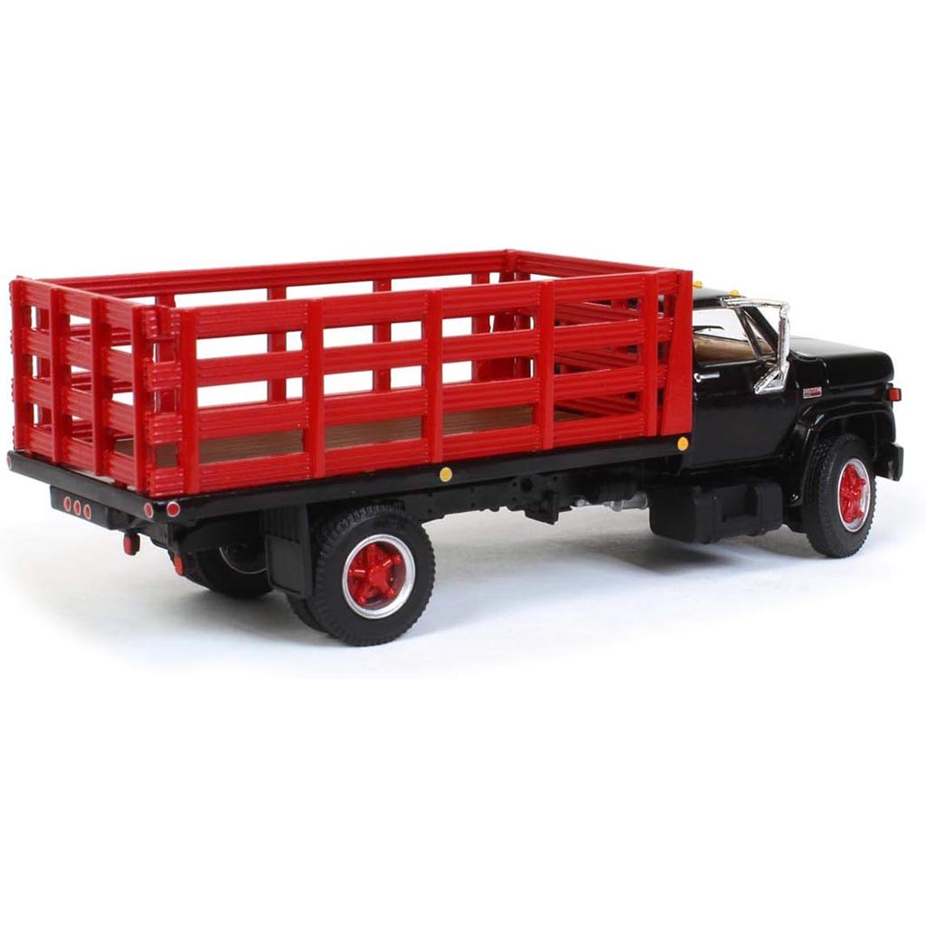 1975 GMC 6500 Single Axle Stake Bed (Black/Red)