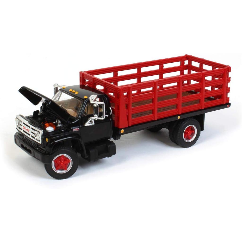 1975 GMC 6500 Single Axle Stake Bed (Black/Red)