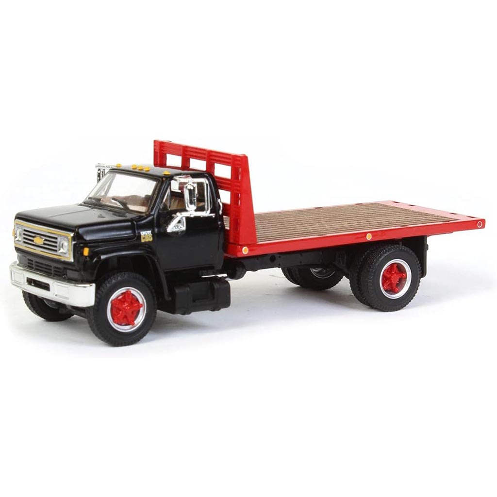 Chevy C-65 Flatbed Truck (Black/Red)