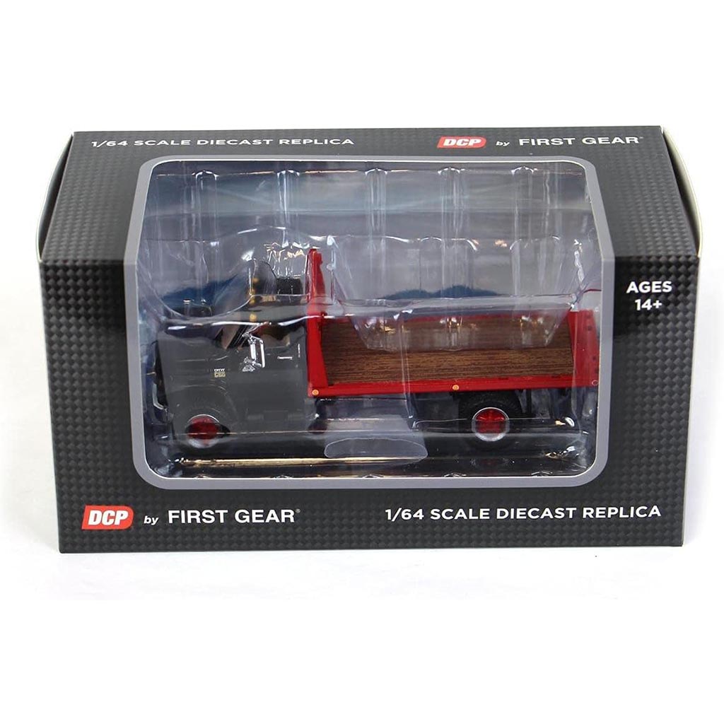 Chevy C-65 Flatbed Truck (Black/Red)