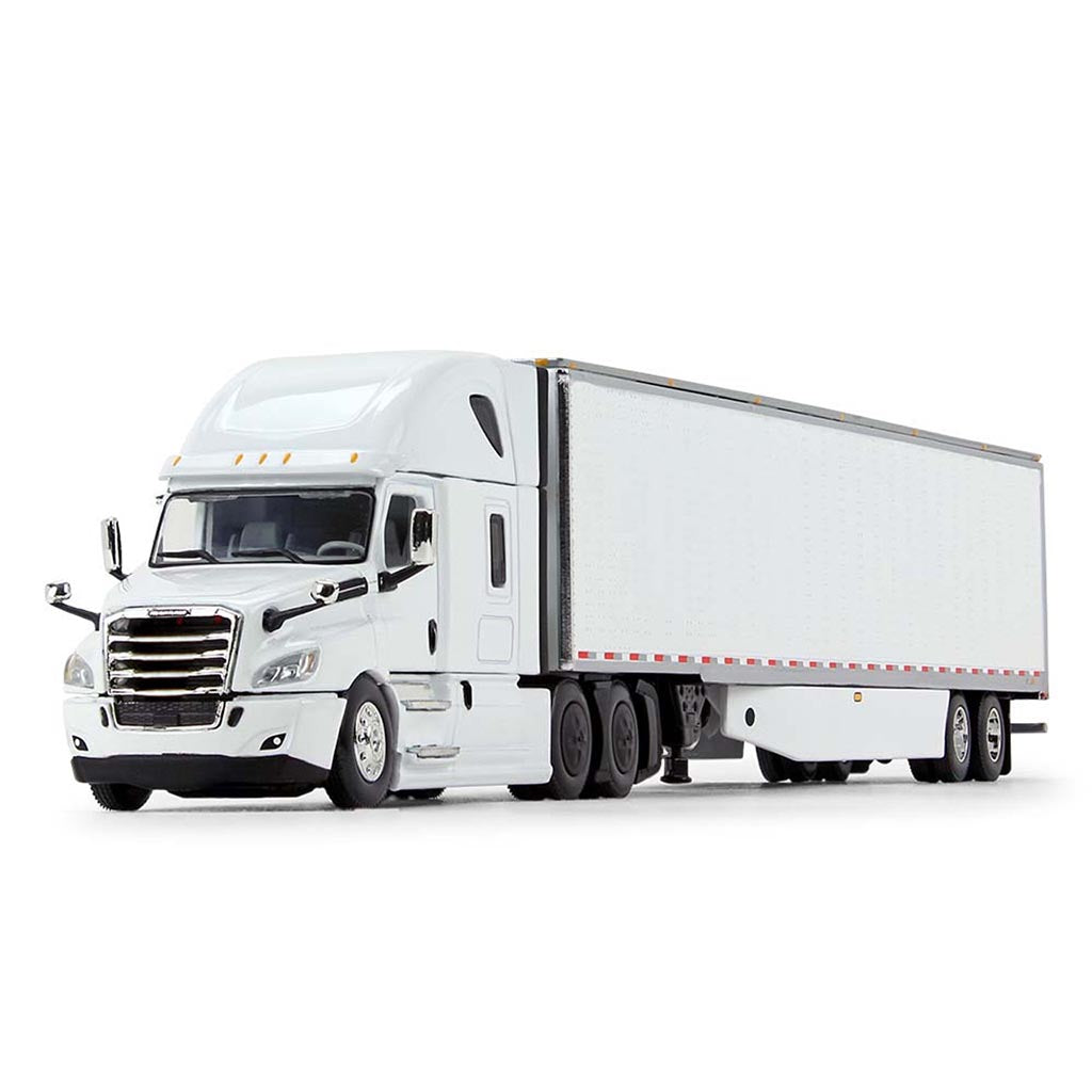 2019 Freightliner Cascadia w/53' Refrigerated Van Trailer & Skirts (White)