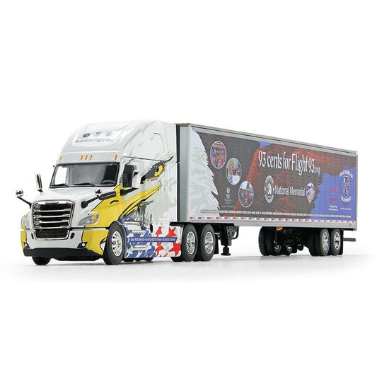 2019 Freightliner Cascadia w/53' Utility Dry Van Trailer "9/11 93 cents for Flight 93.org"