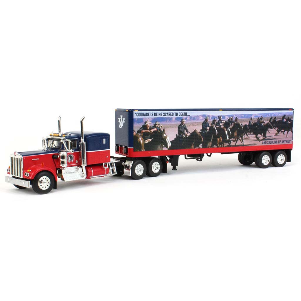 Kenworth W900A w/40' Dry Van Trailer "John Wayne Courage"