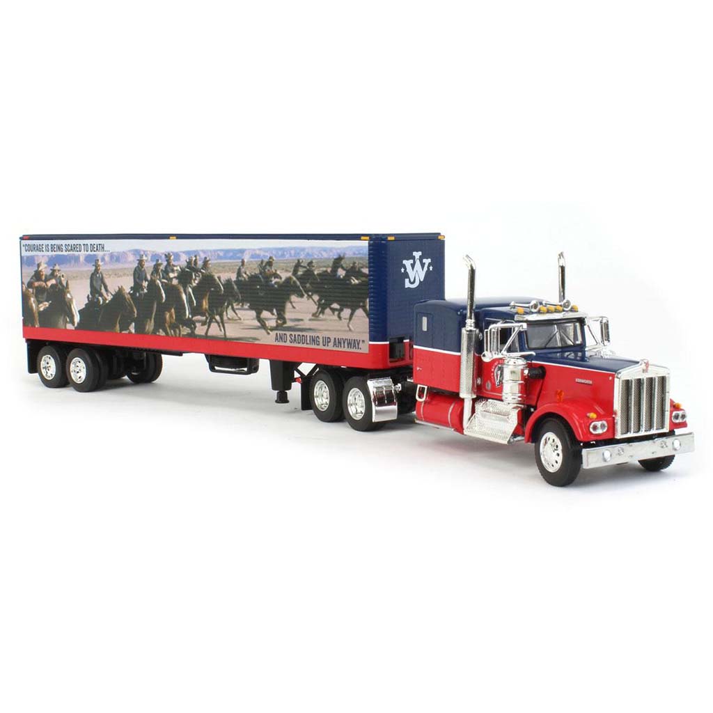 Kenworth W900A w/40' Dry Van Trailer "John Wayne Courage"