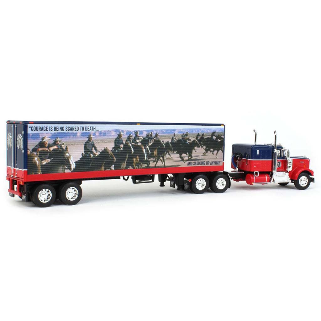 Kenworth W900A w/40' Dry Van Trailer "John Wayne Courage"