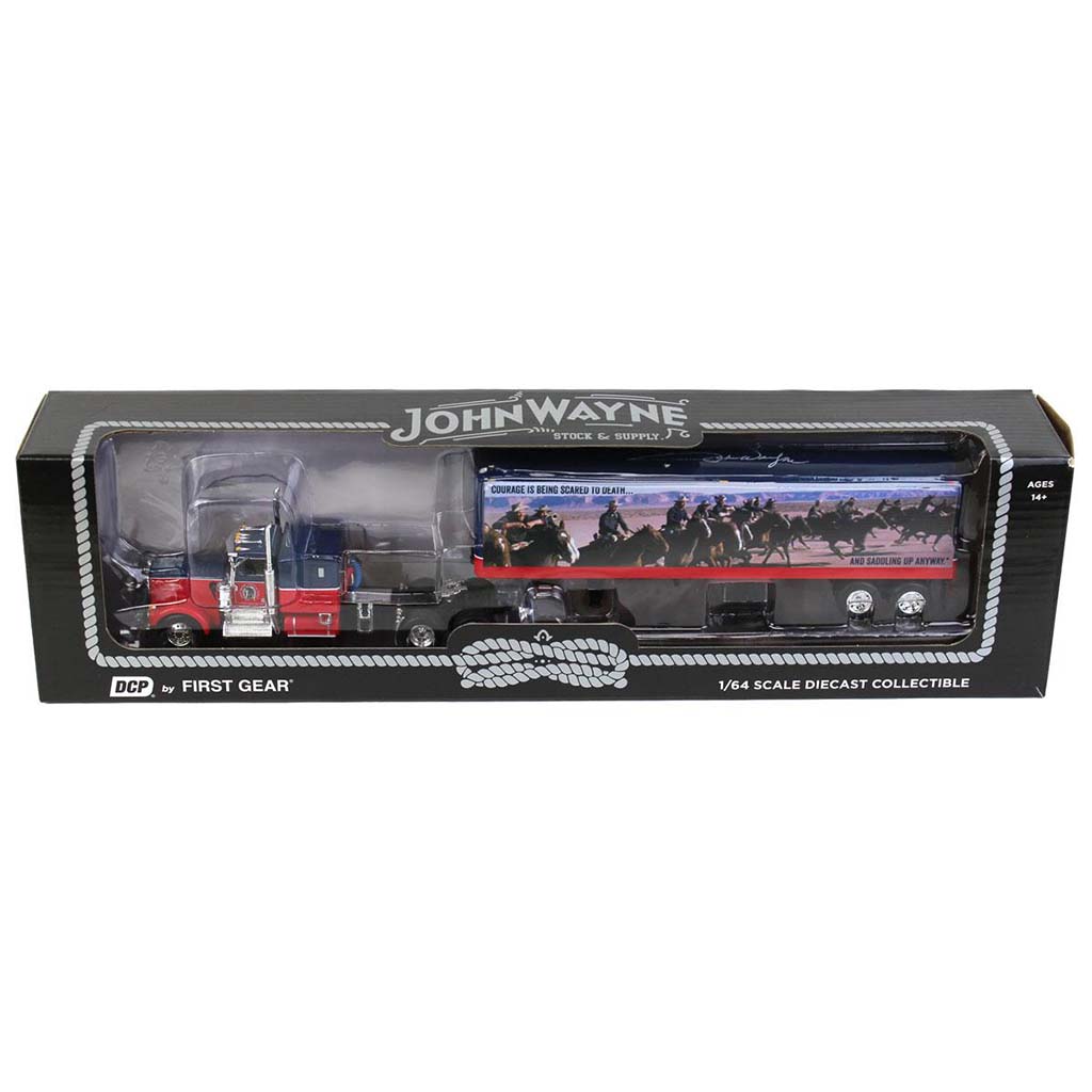 Kenworth W900A w/40' Dry Van Trailer "John Wayne Courage"