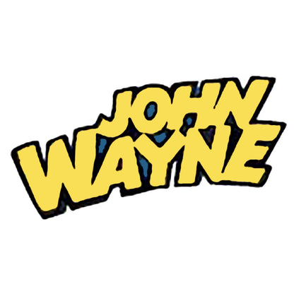 Kenworth W900A 36" Flattop Sleeper with 40' Vintage Dry Van Trailer "John Wayne Comic Edition" (Blue/Black)