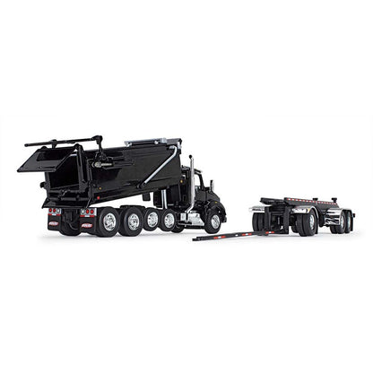 Kenworth T880 with Rogue Bed Dump Truck & Rogue Transfer Dump Trailer (Black)