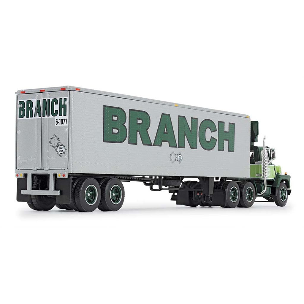 Ford LT 9000 with 40' Vintage Dry Van Trailer "Branch Motor Express" (Green)