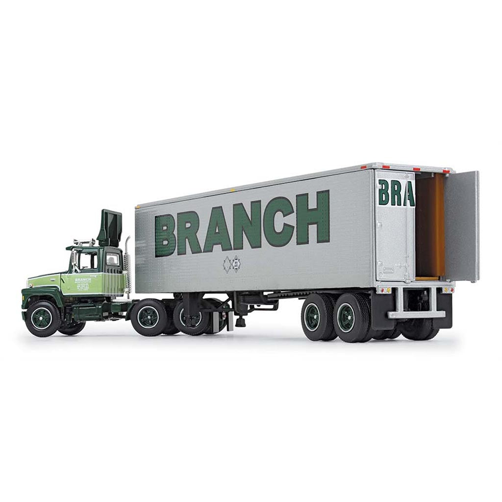 Ford LT 9000 with 40' Vintage Dry Van Trailer "Branch Motor Express" (Green)