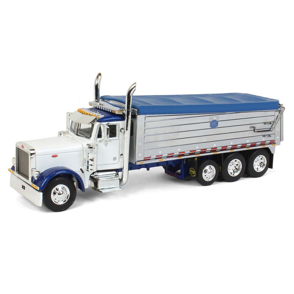 Peterbilt 379 Dump Truck w/MAC Dump Body (White/Blue)