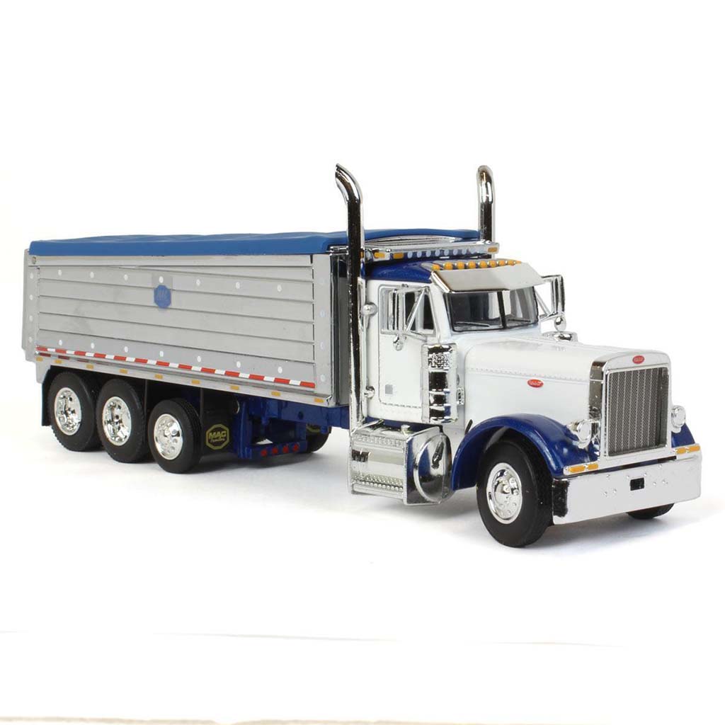 Peterbilt 379 Dump Truck w/MAC Dump Body (White/Blue)