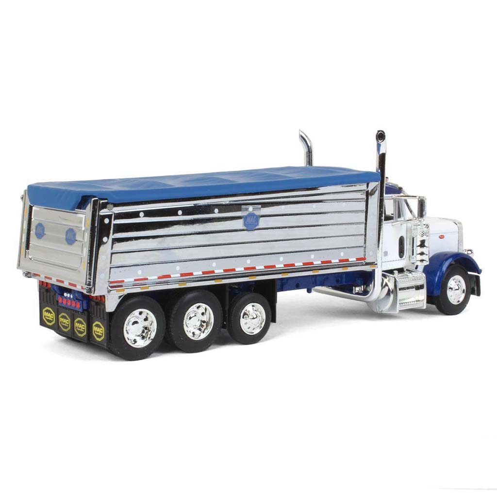 Peterbilt 379 Dump Truck w/MAC Dump Body (White/Blue)