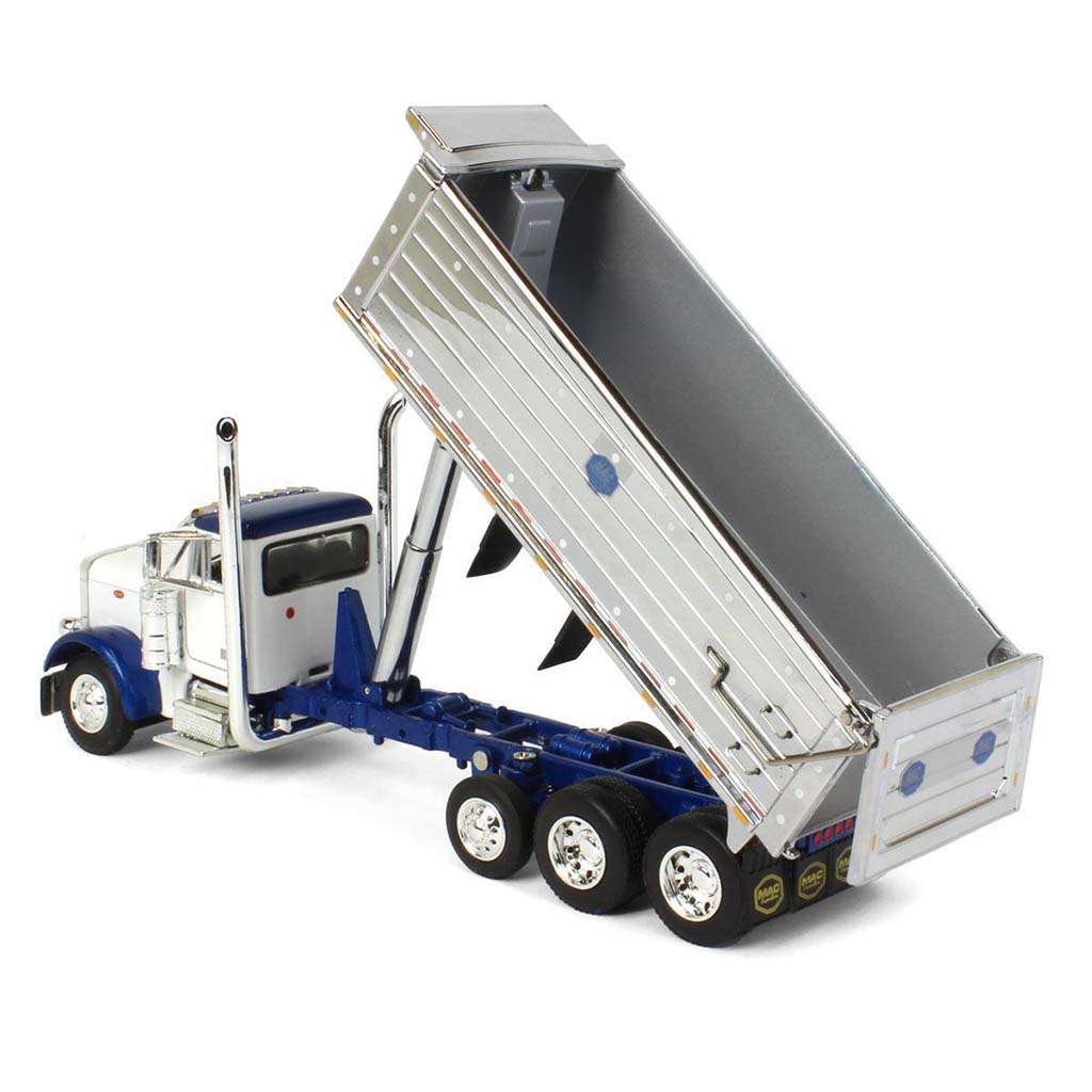 Peterbilt 379 Dump Truck w/MAC Dump Body (White/Blue)