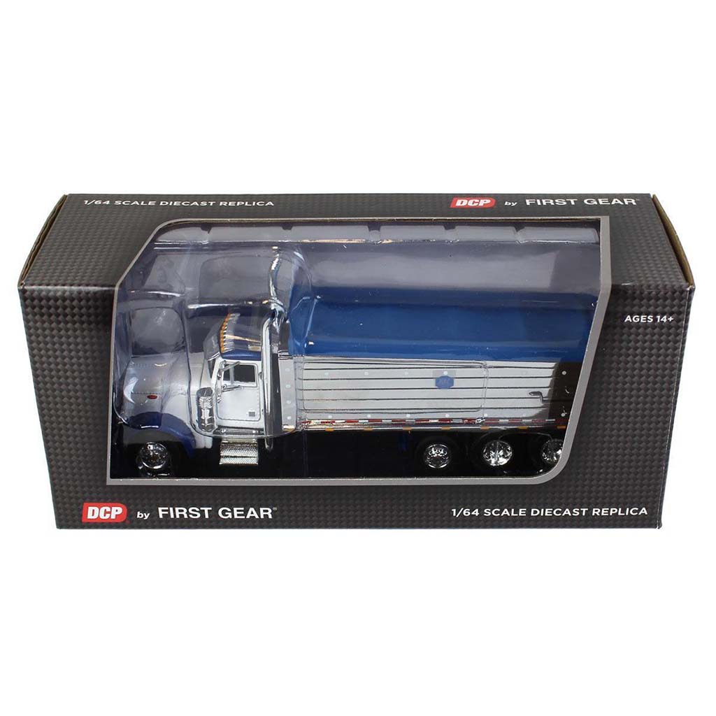 Peterbilt 379 Dump Truck w/MAC Dump Body (White/Blue)