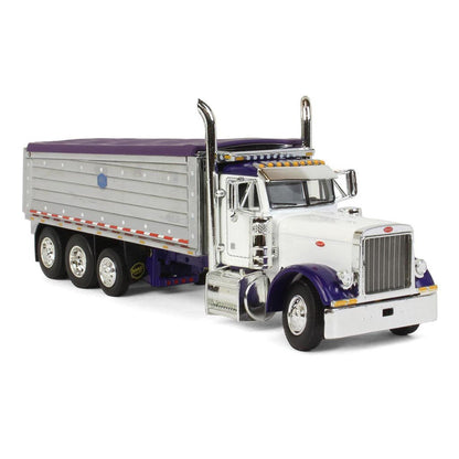 Peterbilt 379 Dump Truck w/MAC Dump Body (White/Purple)