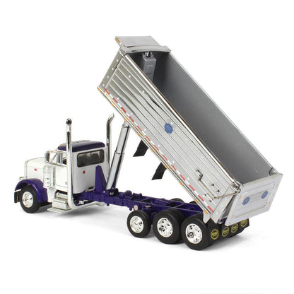 Peterbilt 379 Dump Truck w/MAC Dump Body (White/Purple)