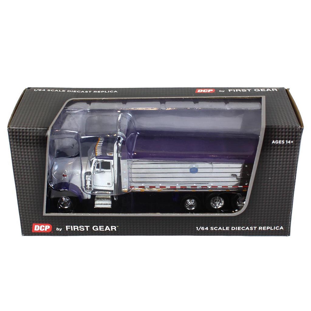 Peterbilt 379 Dump Truck w/MAC Dump Body (White/Purple)