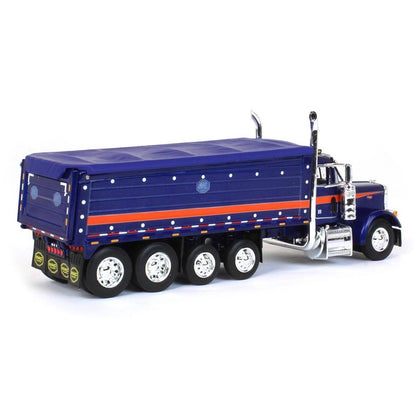 Peterbilt 379 Dump Truck w/MAC Dump Body (Blue/Orange)