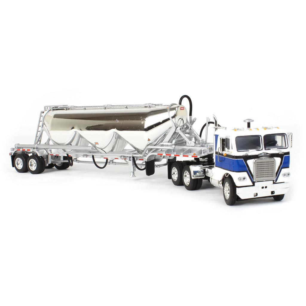 Freightliner COE w/Heil Pneumatic Tanker Trailer (White/Blue)