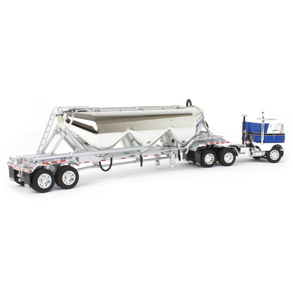 Freightliner COE w/Heil Pneumatic Tanker Trailer (White/Blue)