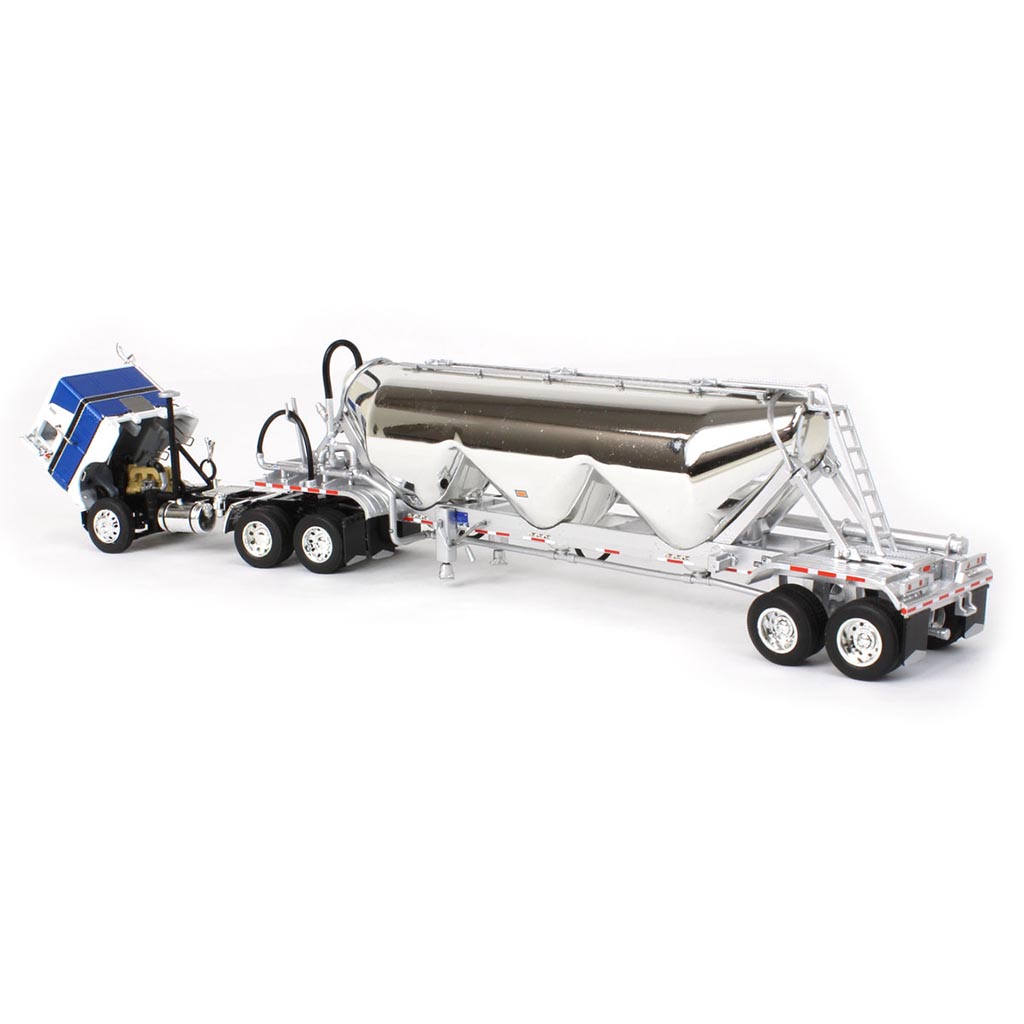 Freightliner COE w/Heil Pneumatic Tanker Trailer (White/Blue)