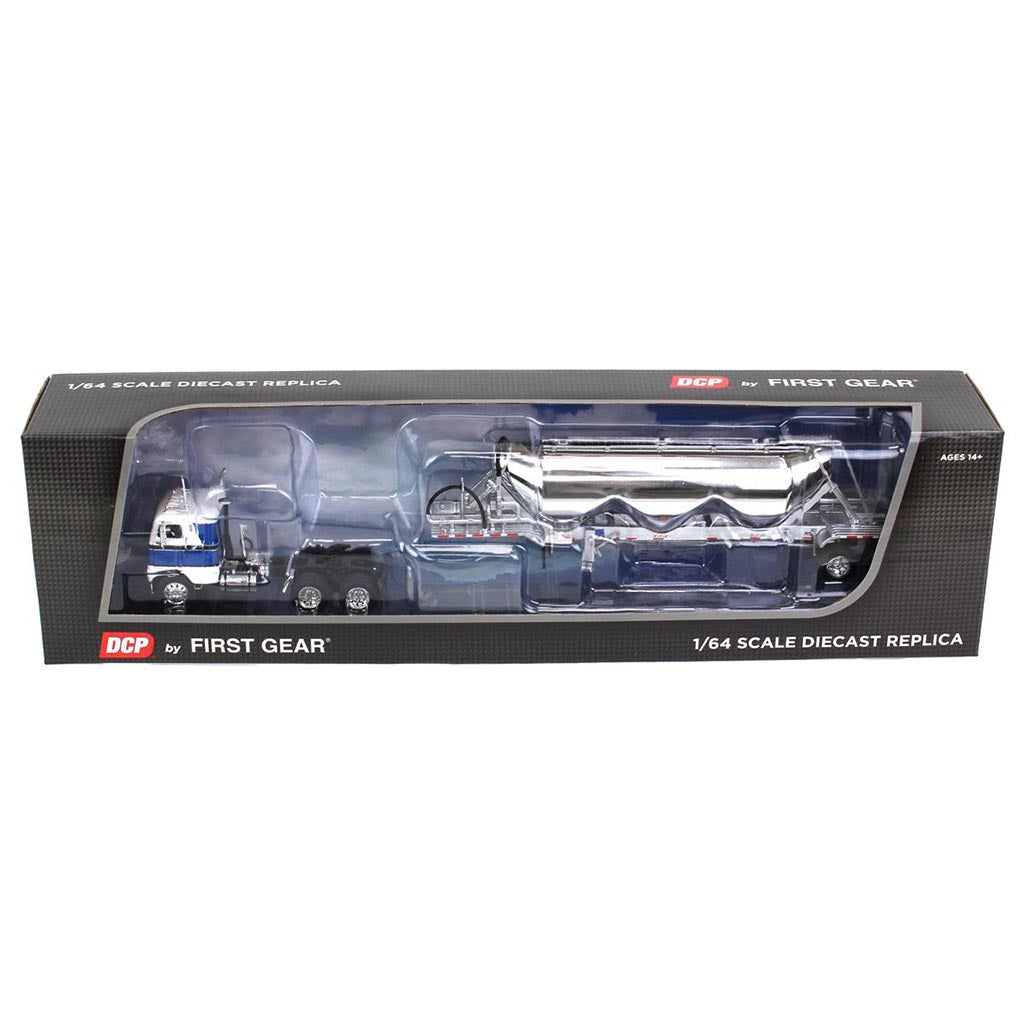 Freightliner COE w/Heil Pneumatic Tanker Trailer (White/Blue)