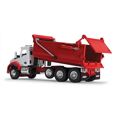 Kenworth T880 with Rogue Bed Dump Truck (White/Viper Red)