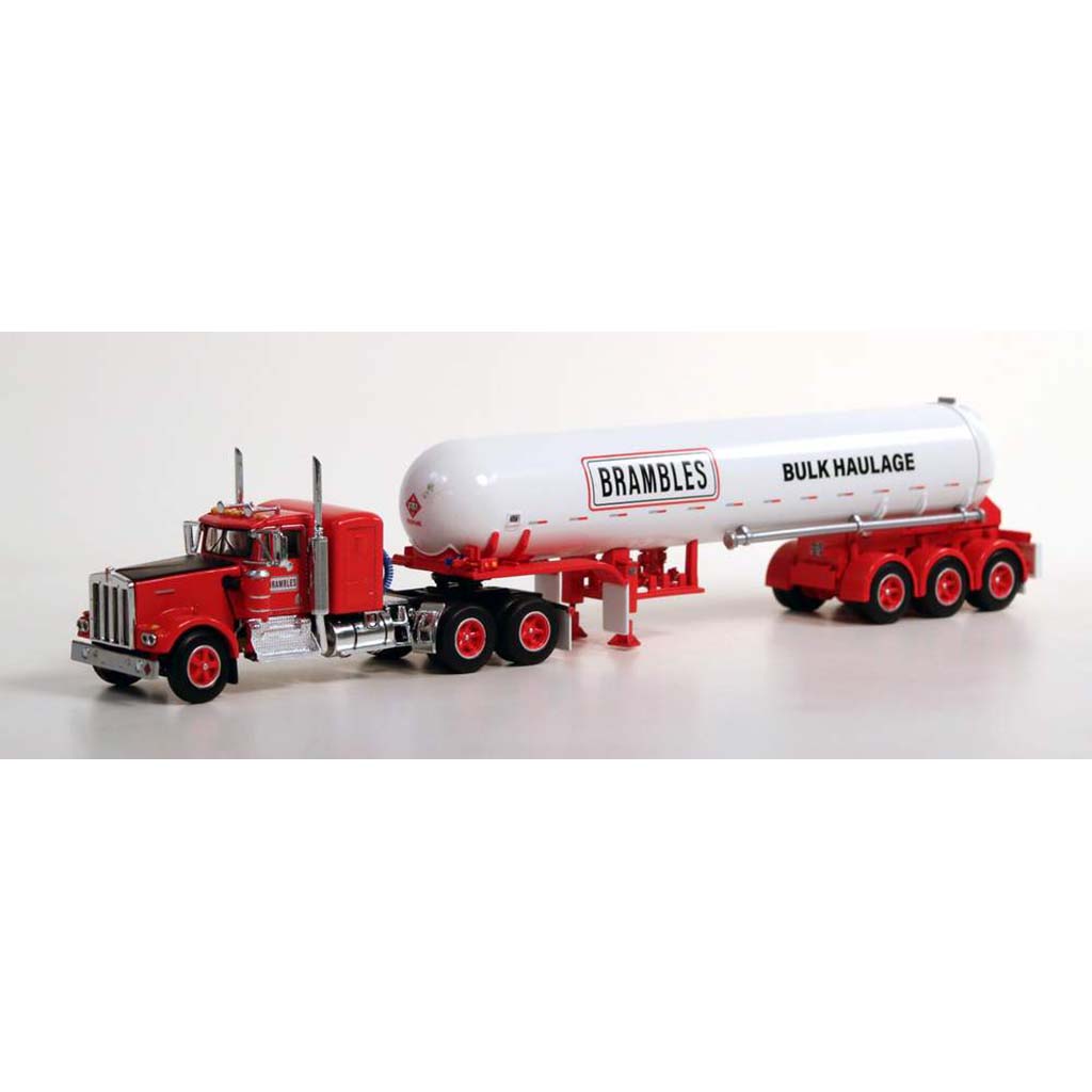 Kenworth W900A w/Mississippi Liquified Petroleum Tri-Axle Tanker Trailer "Brambles Bulk Haulage"