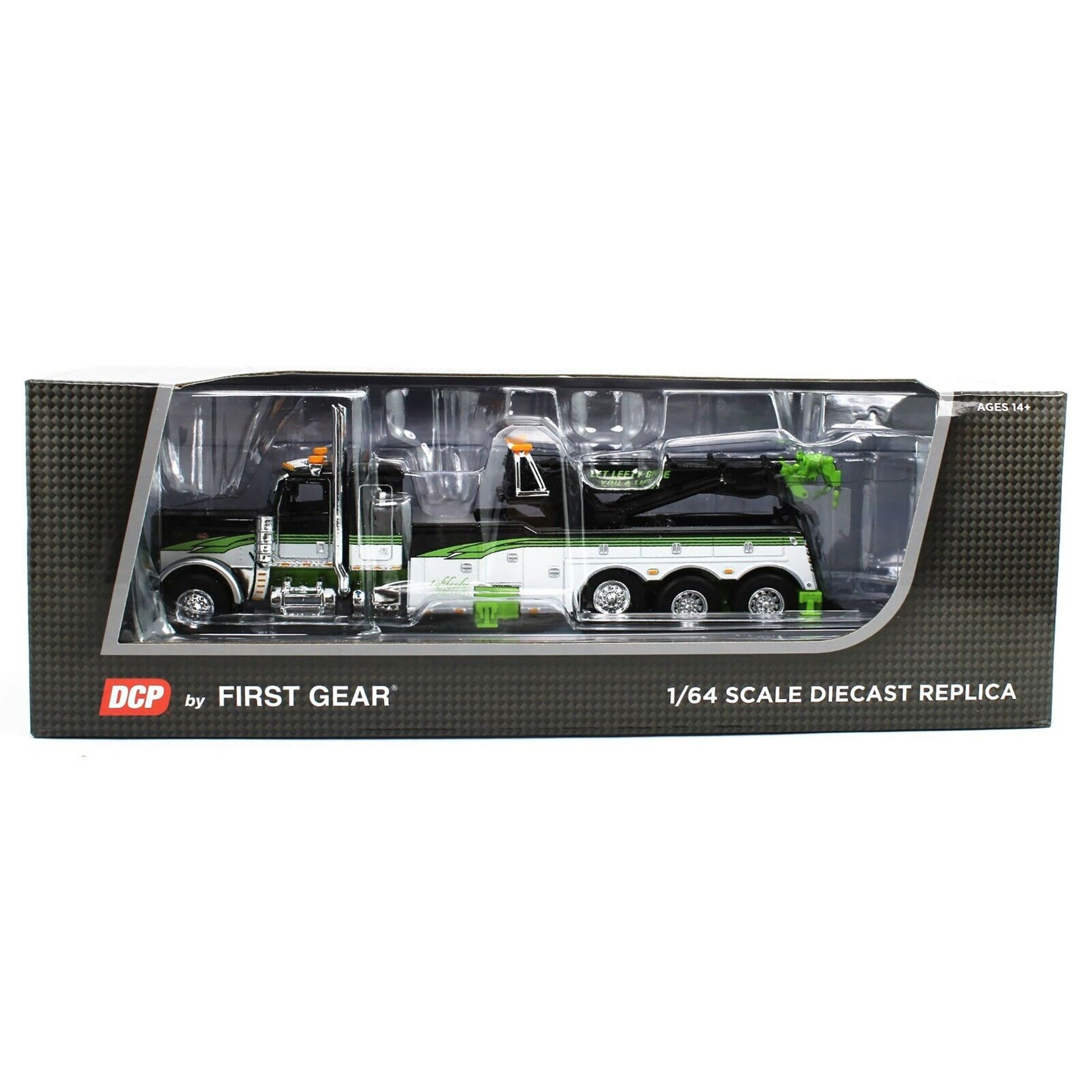 Model truck set in packaging with DCP by First Gear branding on a white background