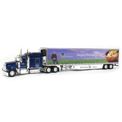 Kenworth W900L w/53' Utility Reefer Van Trailer "Alsum Farms"