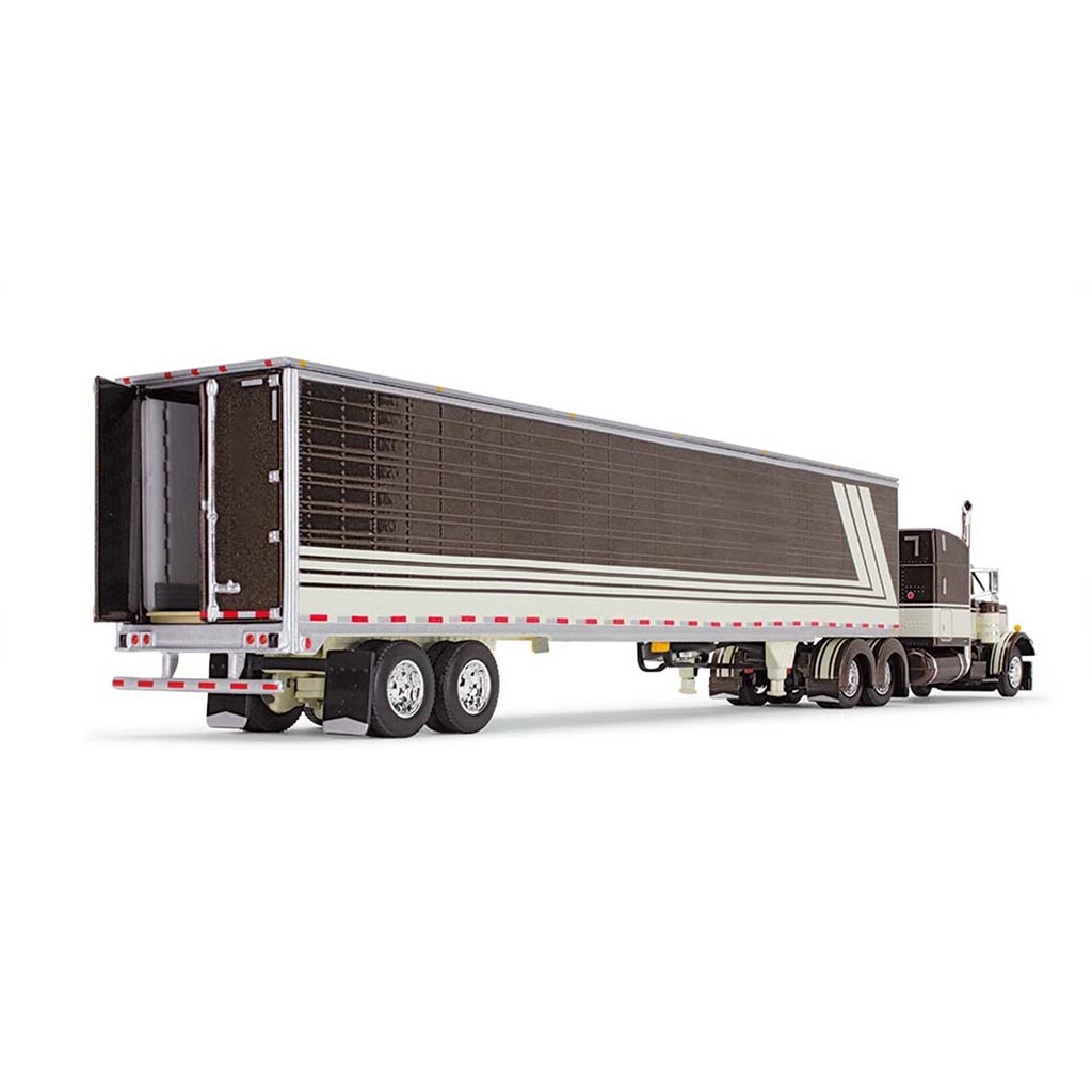 Peterbilt 359 w/53' Utility Dry Van Trailer (Brown/Cream)