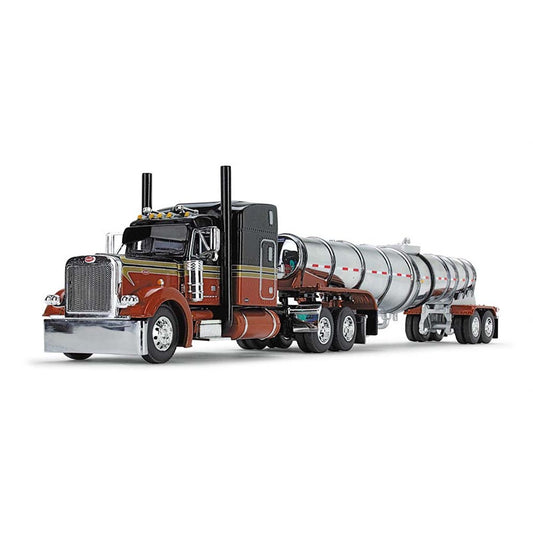 Peterbilt 379 w/Polar Deep Drop Chemical Tanker Trailer (Burnt Orange/Black/Gold)