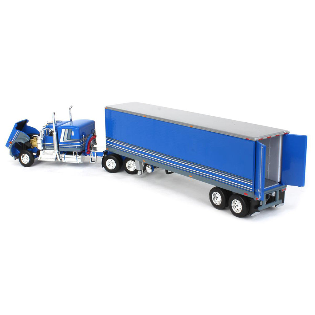 Kenworth W900A w/40' Reefer Van Trailer (Blue)