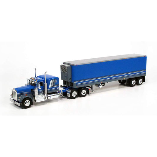 Kenworth W900A w/40' Reefer Van Trailer (Blue)