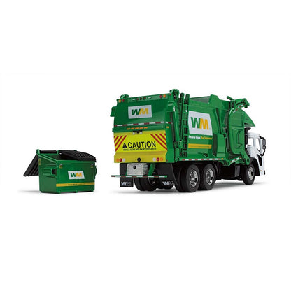 Mack LR w/McNeilus Meridian Front Load Refuse Truck Body and Bin "Waste Management" (Green/White)