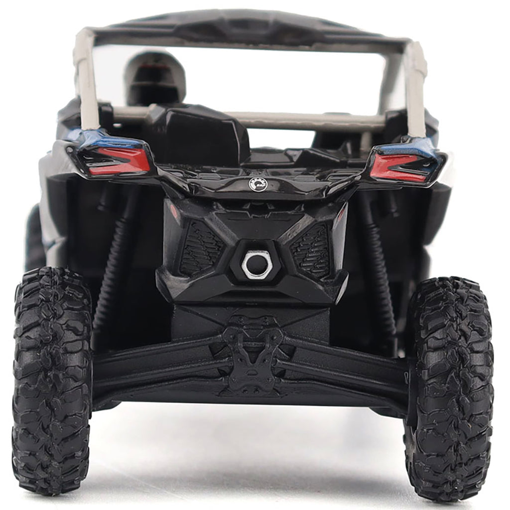 Model of a Can-Am Maverick X3 X rs Turbo RR Side-by-Side ATV (Intense Blue/Carbon Black/Chalk Gray)